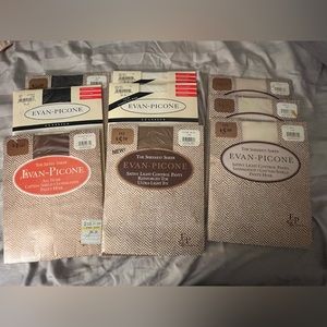 Vintage Evan Picone Panty Hose set of 9